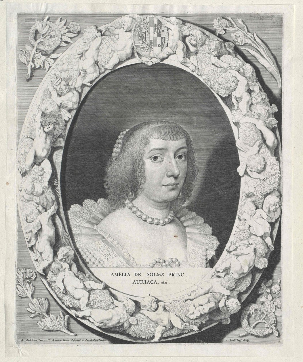 Amalie grevinna av Solms-Braunfels av Artist Unknown