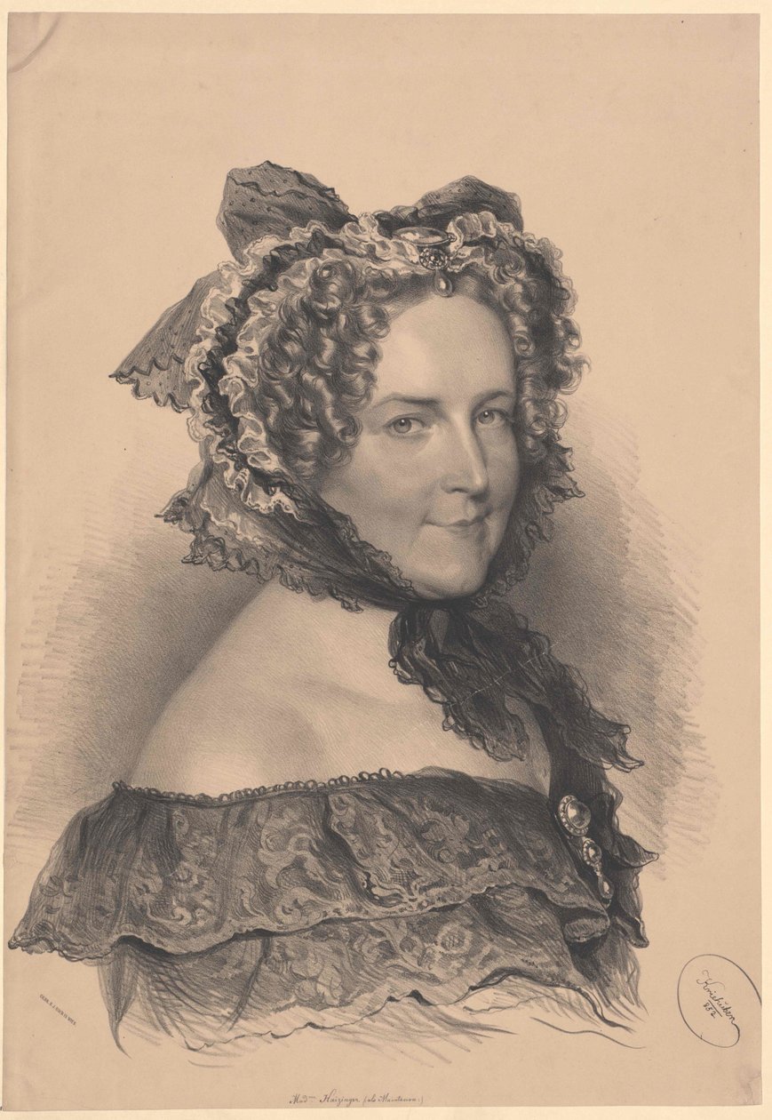 Amalie Haizinger av Artist Unknown