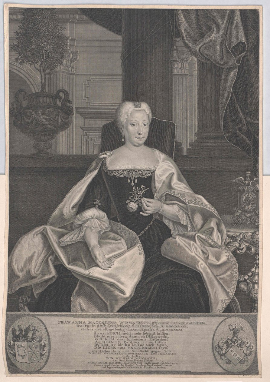 Anna Magdalene Engelland av Artist Unknown
