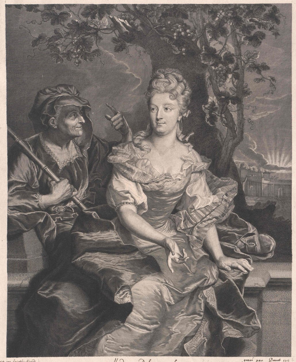 Anne Marie Varice de La Valliere av Artist Unknown
