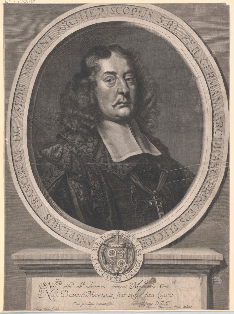 Anselm Franz von Ingelheim (tryck) av Artist Unknown