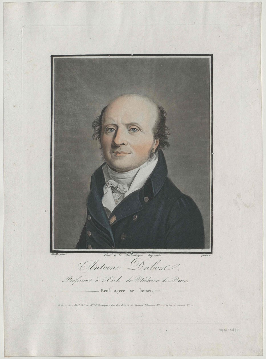 Antoine Baron Dubois (tryck) av Artist Unknown