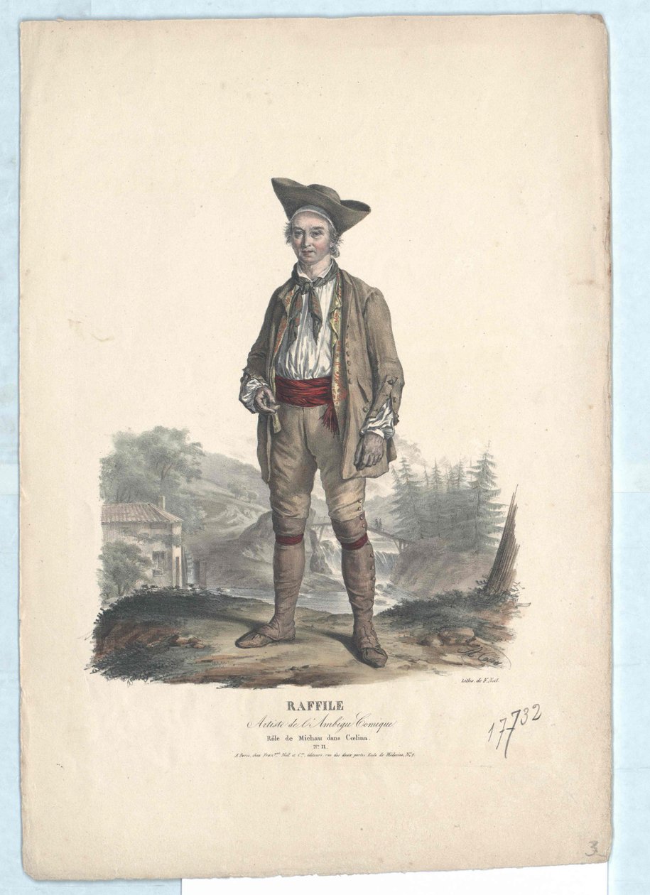 Antoine Gerard Raffile av Artist Unknown