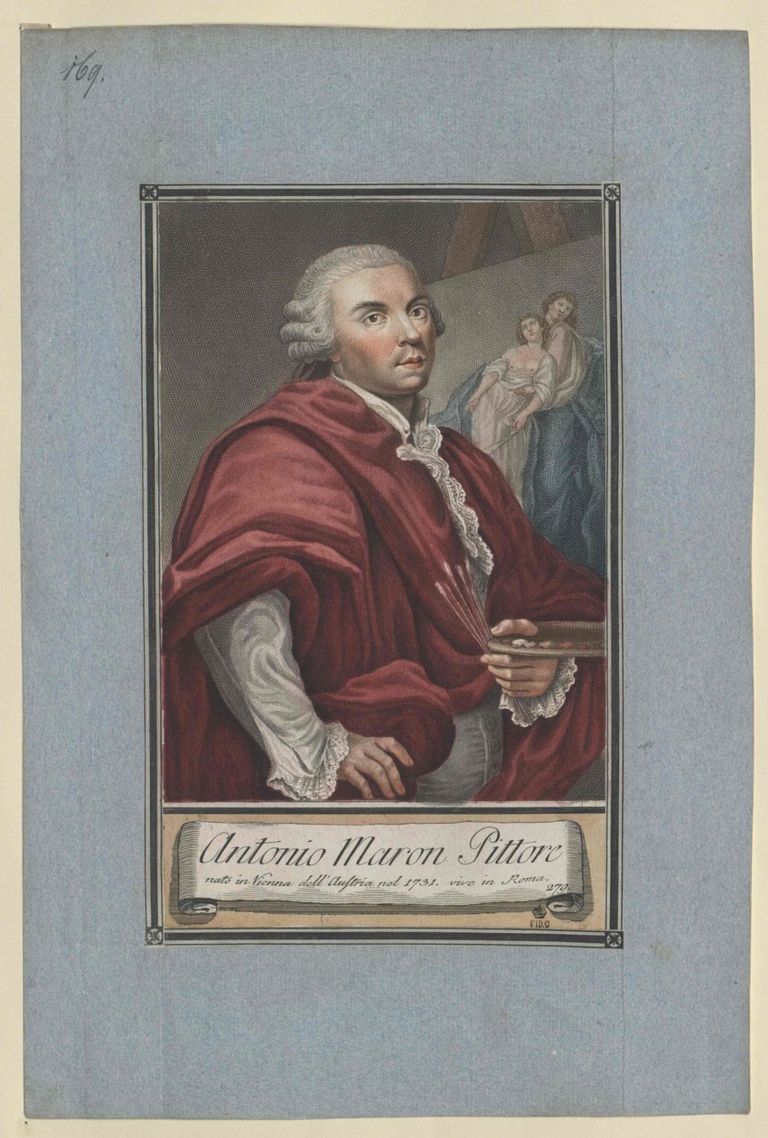 Anton von Maro av Artist Unknown