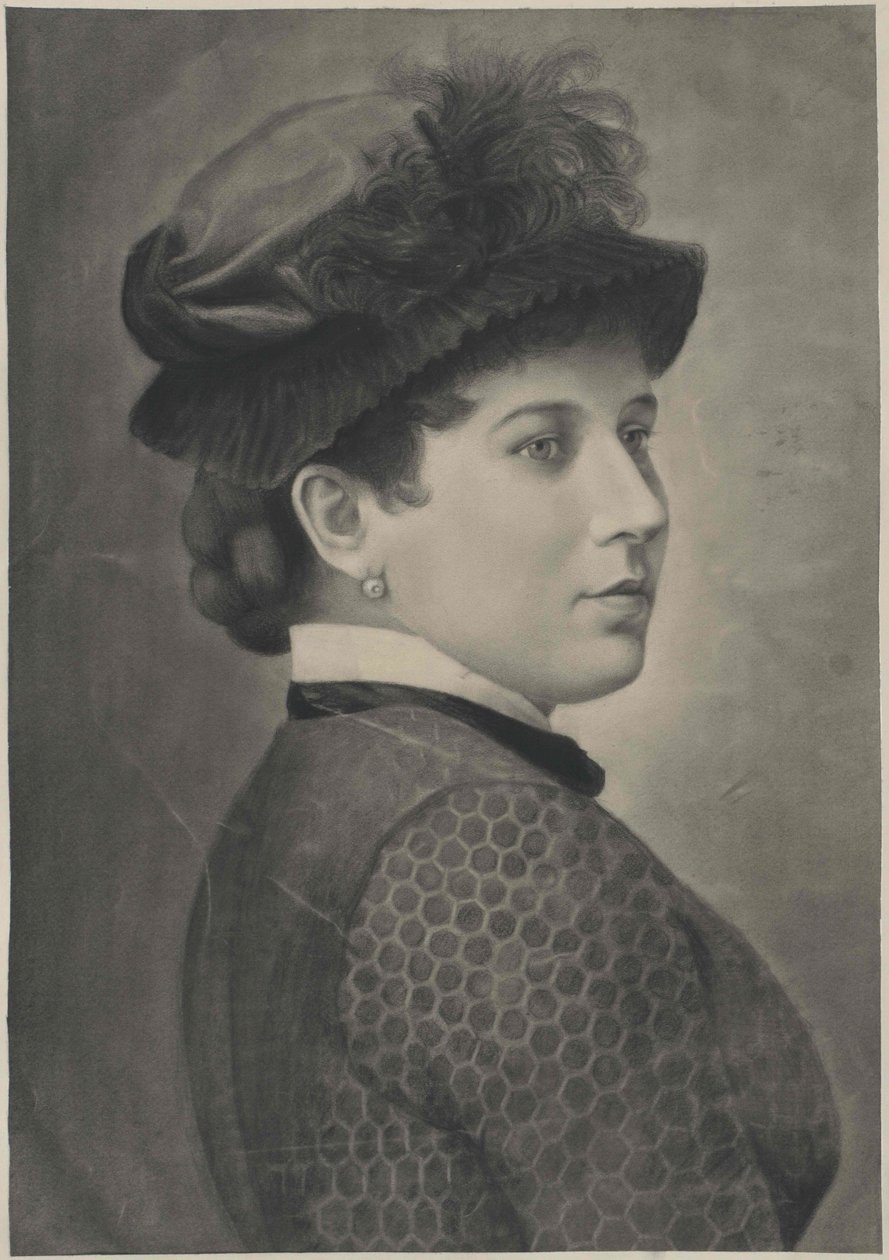 Antonie Schlaeger (tryck) av Artist Unknown