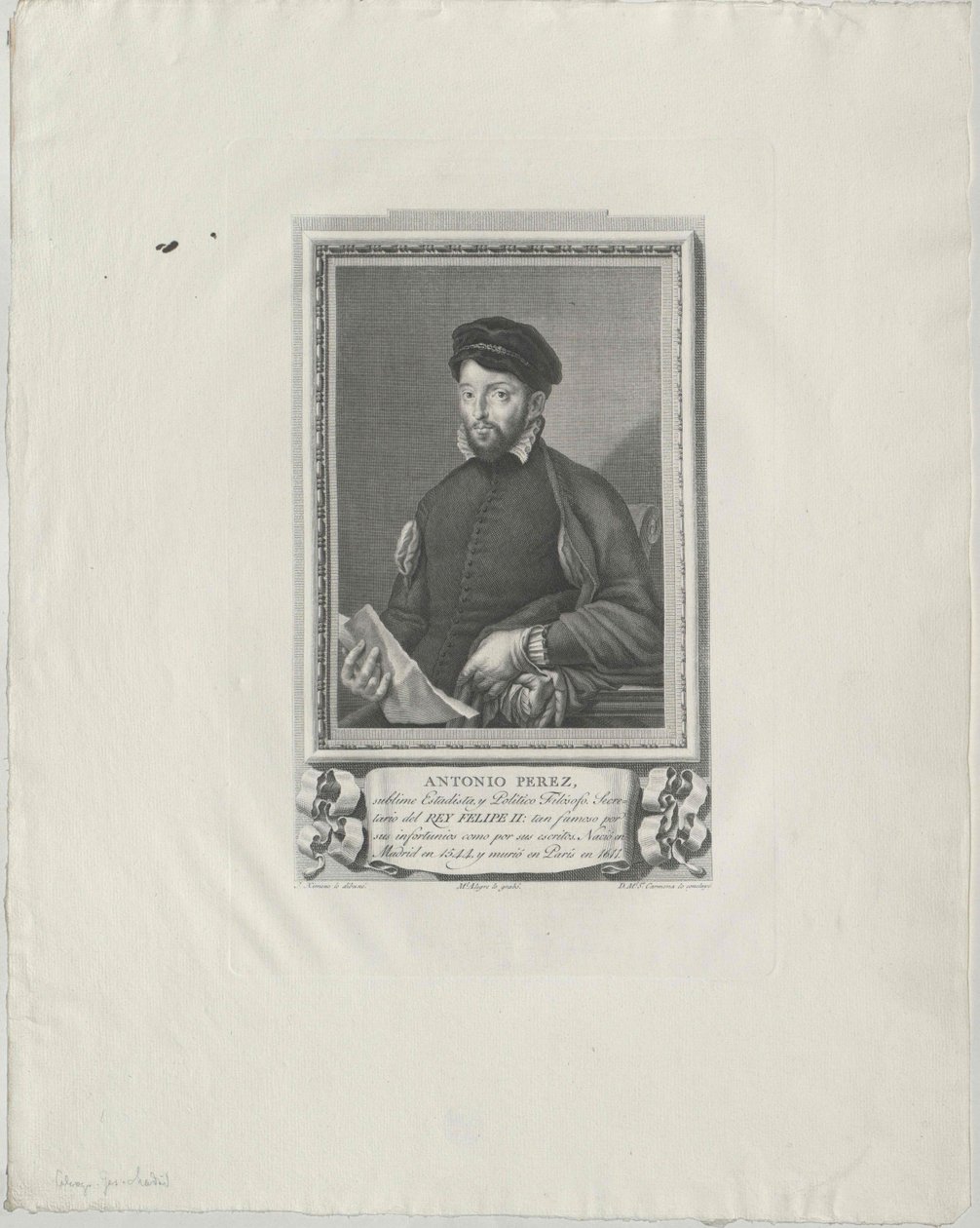 Antonio Perez av Artist Unknown