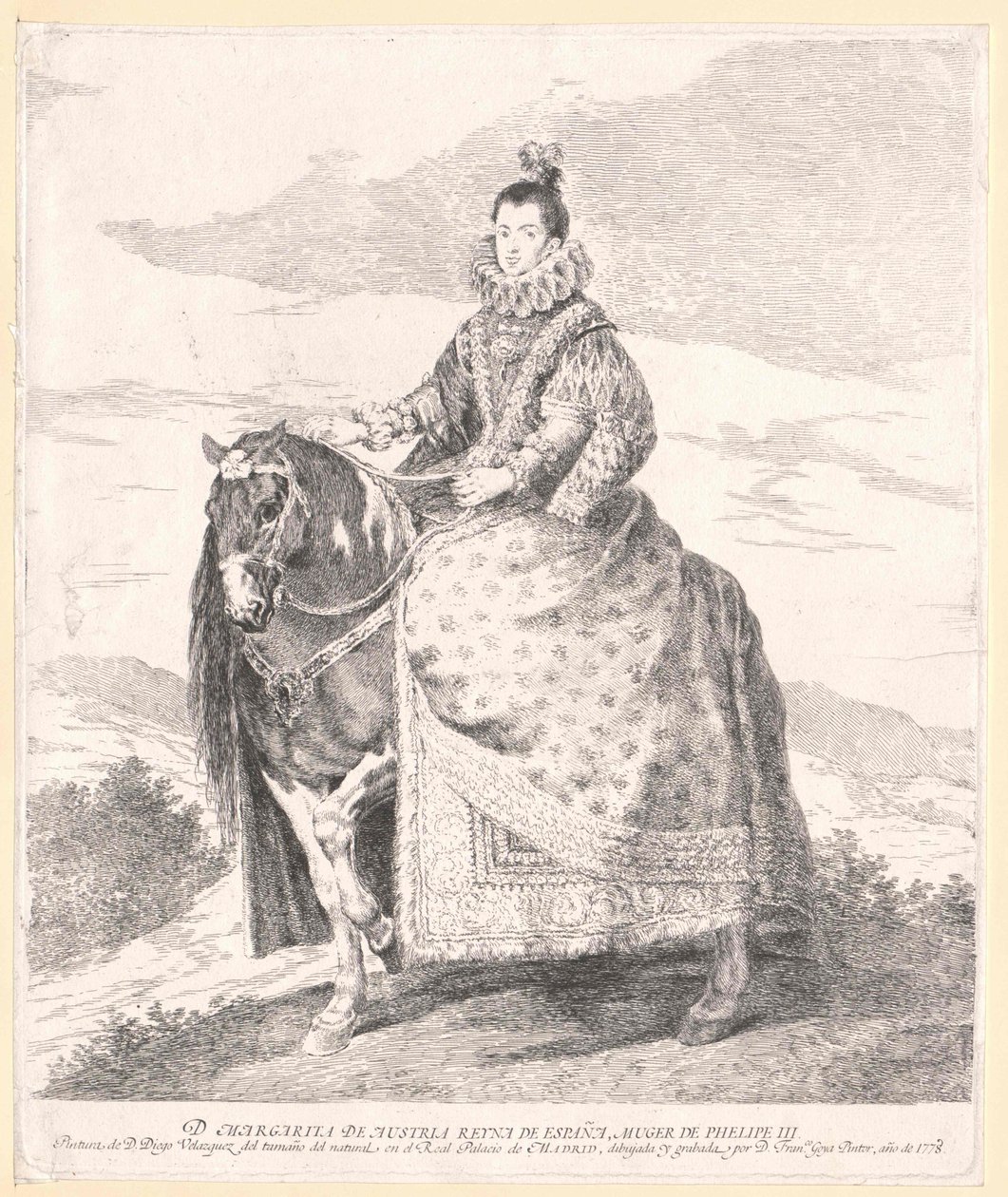 Ärkehertiginna av Österrike (1584-1611) Margareta av Artist Unknown