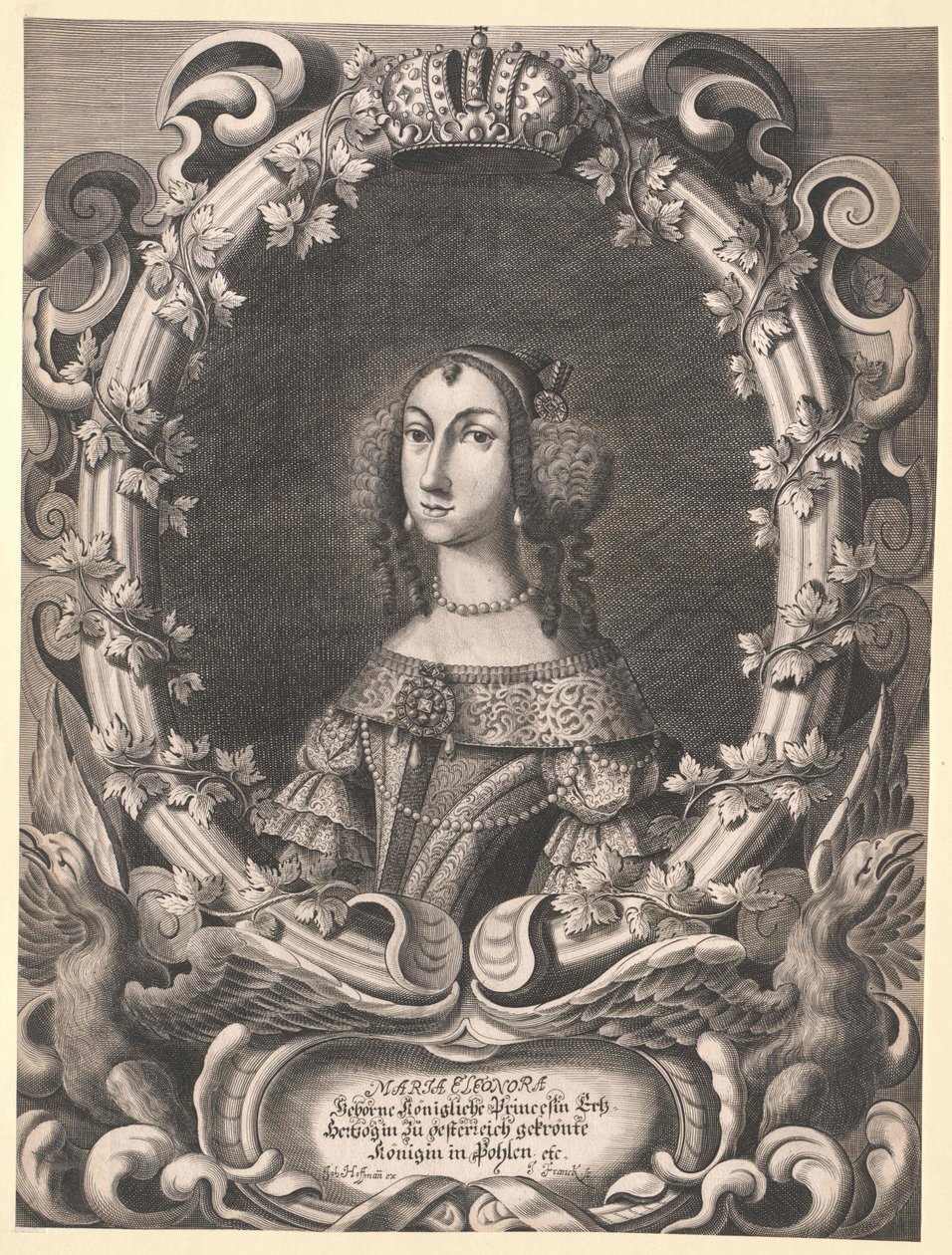 Ärkehertiginnan av Österrike Eleanor Marie Josefa av Artist Unknown