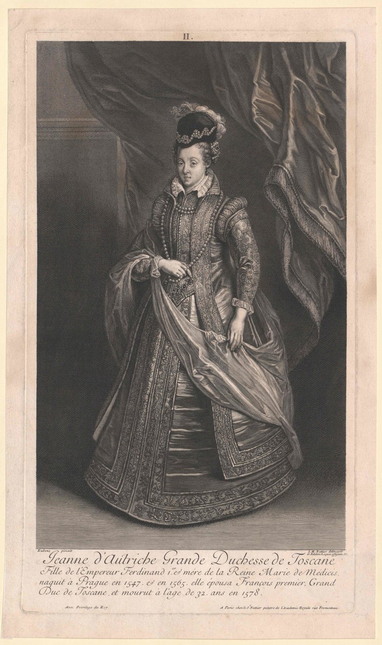 Ärkehertiginnan av Österrike Johanna av Artist Unknown