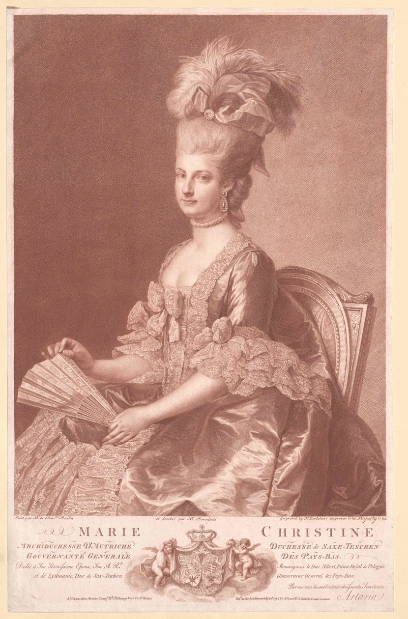 Ärkehertiginnan av Österrike Marie Christine av Artist Unknown