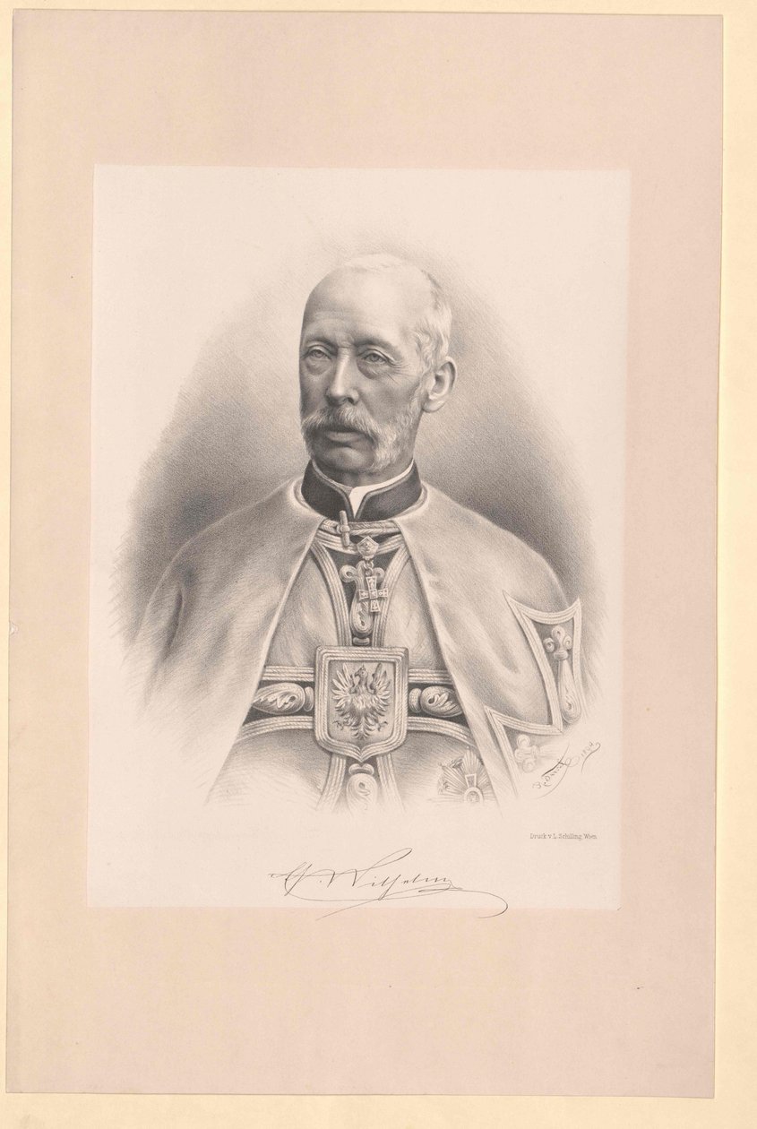 Ärkehertig av Österrike Wilhelm (tryck) av Artist Unknown