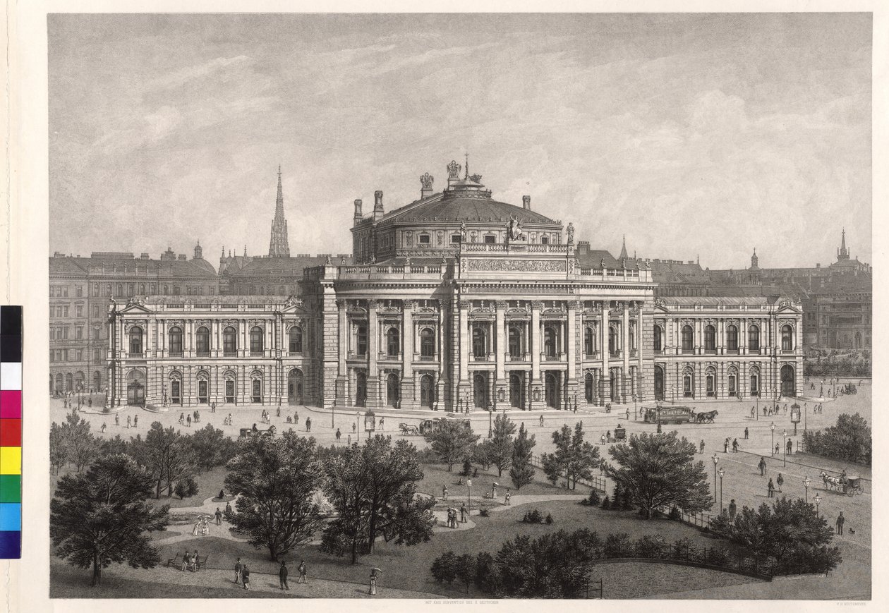 Burgtheater i Wien av Artist Unknown