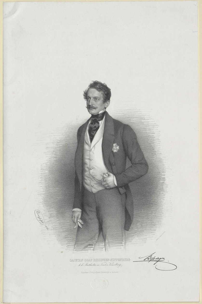 Cajetan greve von Bissingen och Nippenburg av Artist Unknown