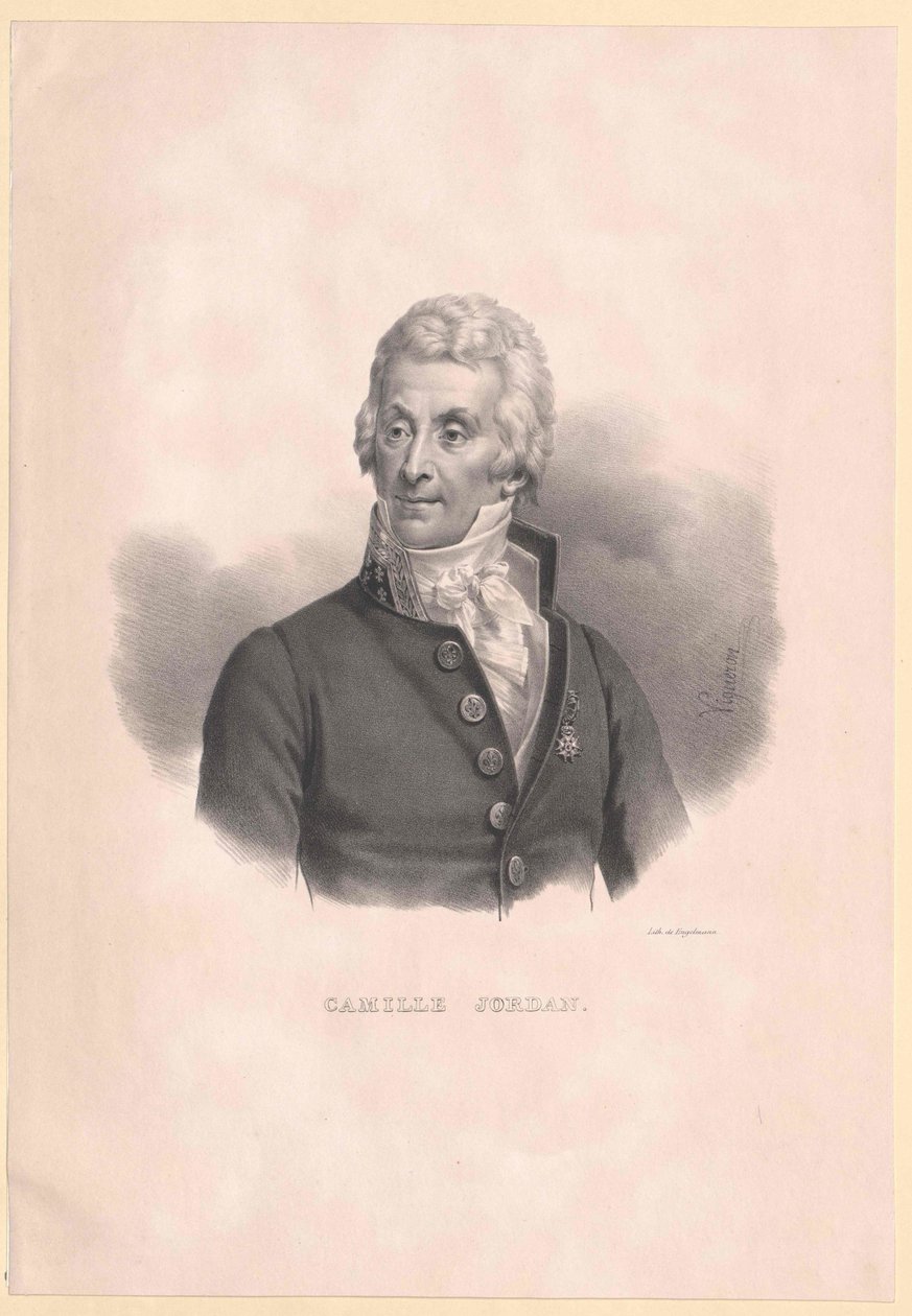 Camille Jordan (tryck) av Artist Unknown