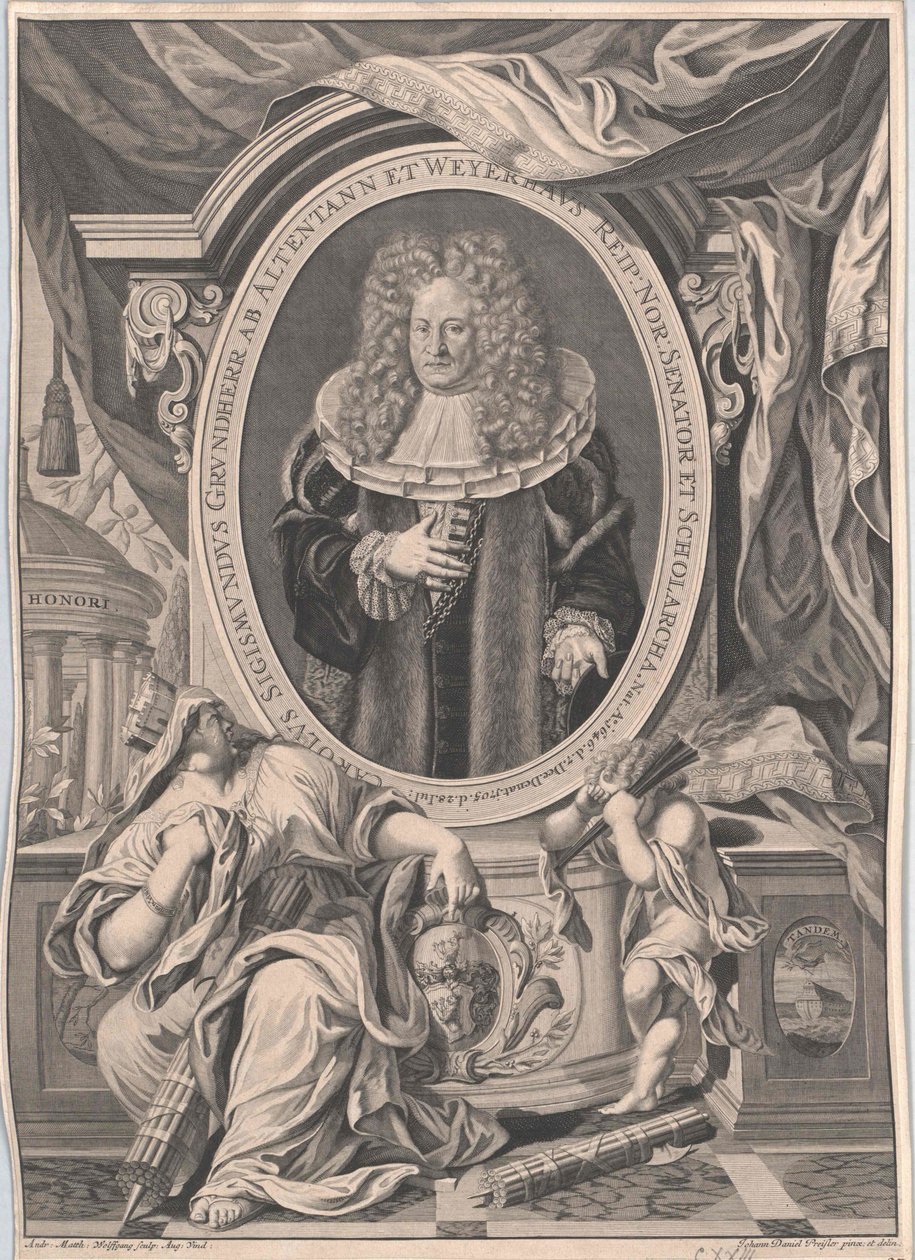 Carl Sigismund slottsherre von Altenthann och Weyherhaus av Artist Unknown
