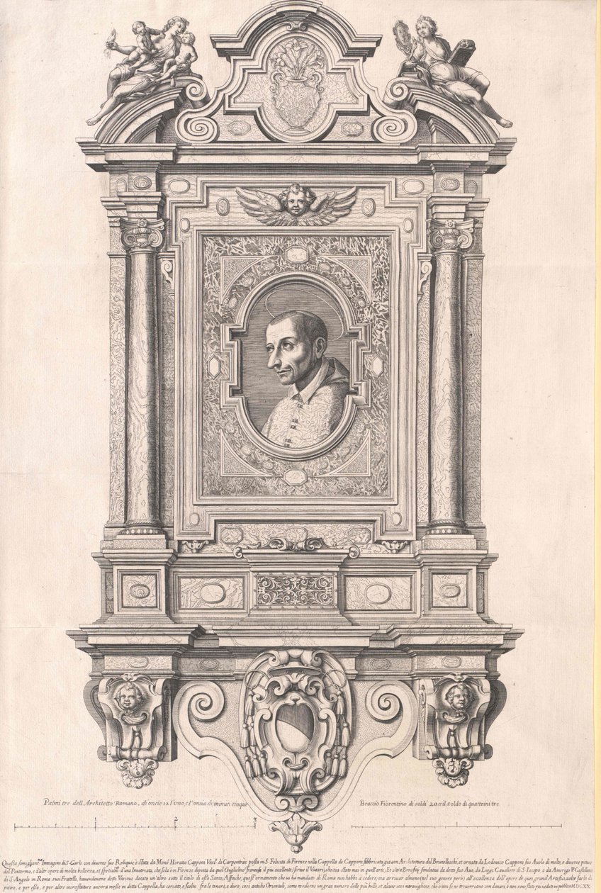 Carlo Borromeo (tryck) av Artist Unknown