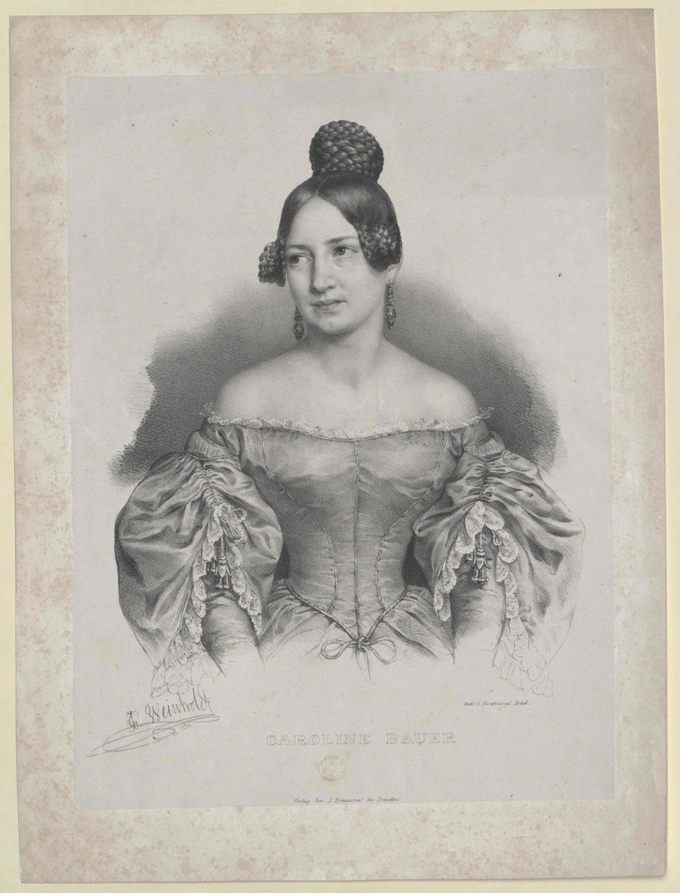 Caroline Bauer av Artist Unknown