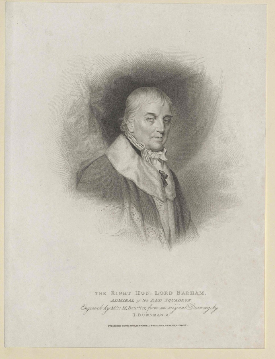 Charles Baron Barham Middleton (tryck) av Artist Unknown