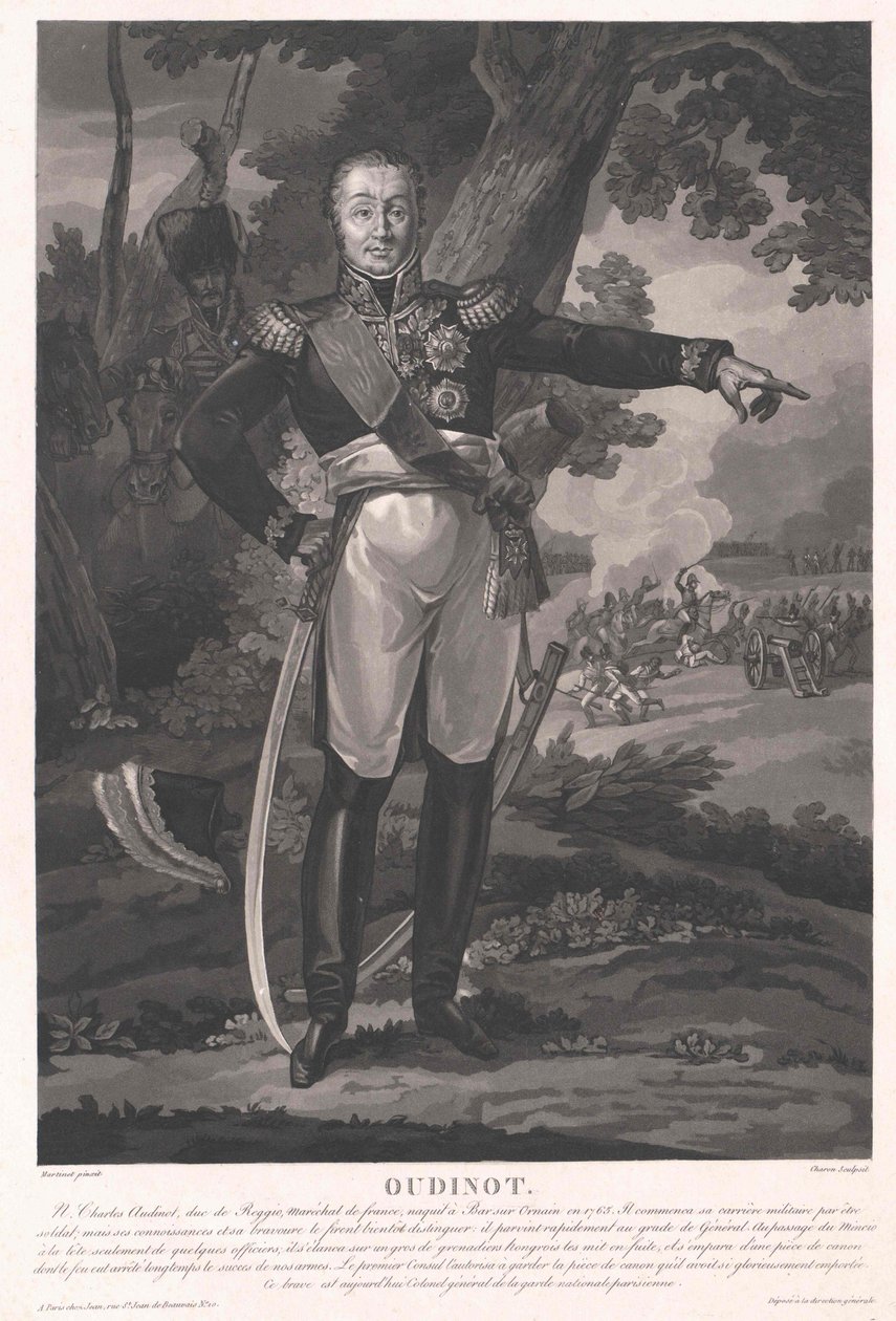 Charles Nicolas Duc de Reggio Oudinot av Artist Unknown