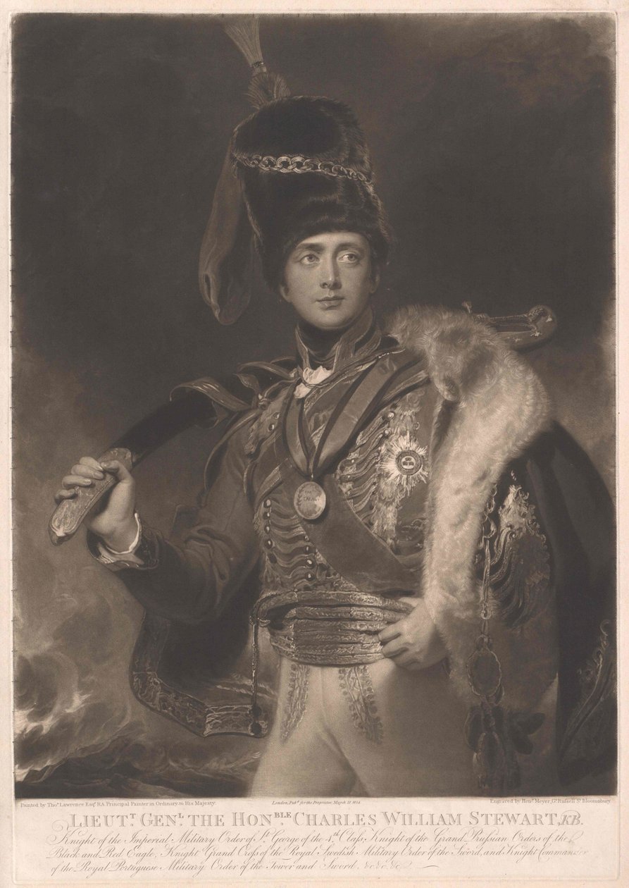 Charles William markis av Londonderry av Artist Unknown