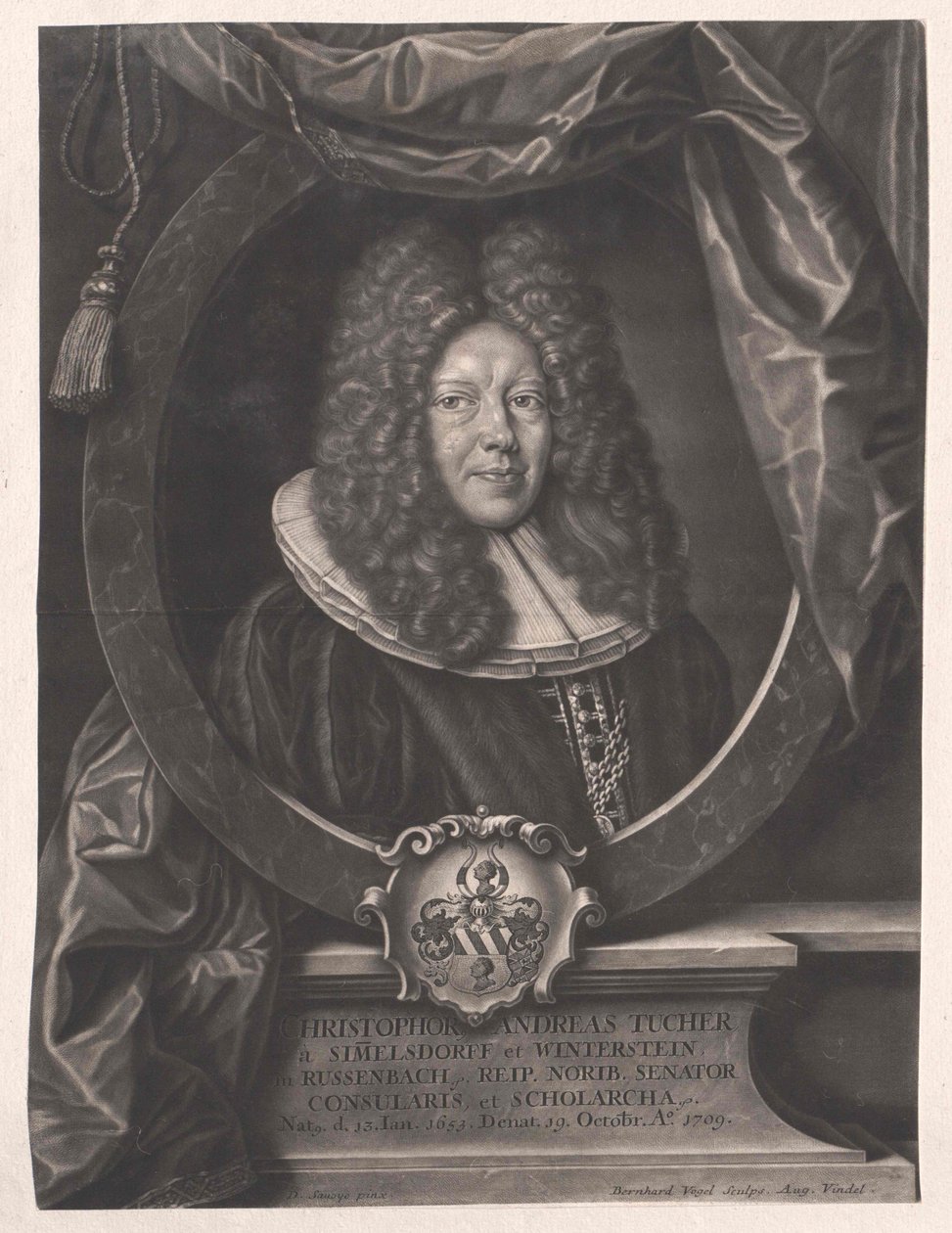 Christoph Andreas Tucher av Simmelsdorf av Artist Unknown
