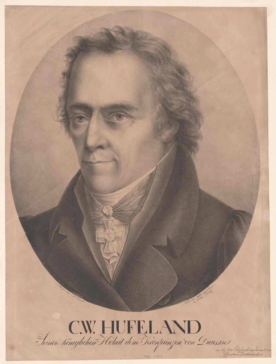 Christoph Wilhelm Hufeland av Artist Unknown