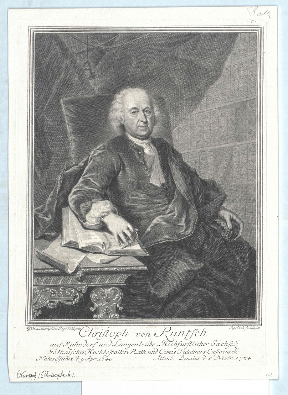 Christoph von Kuntsch av Artist Unknown
