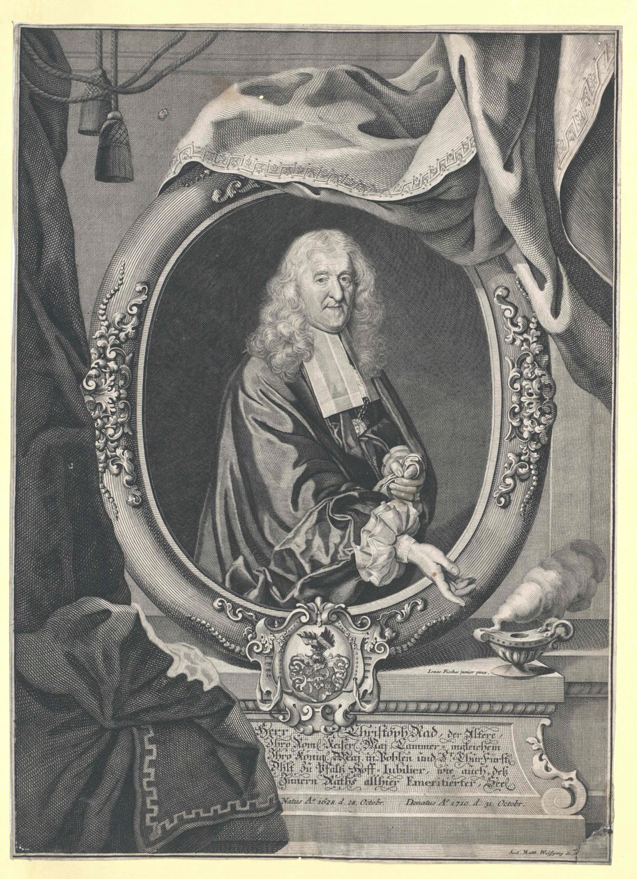 Christoph von Rad av Artist Unknown