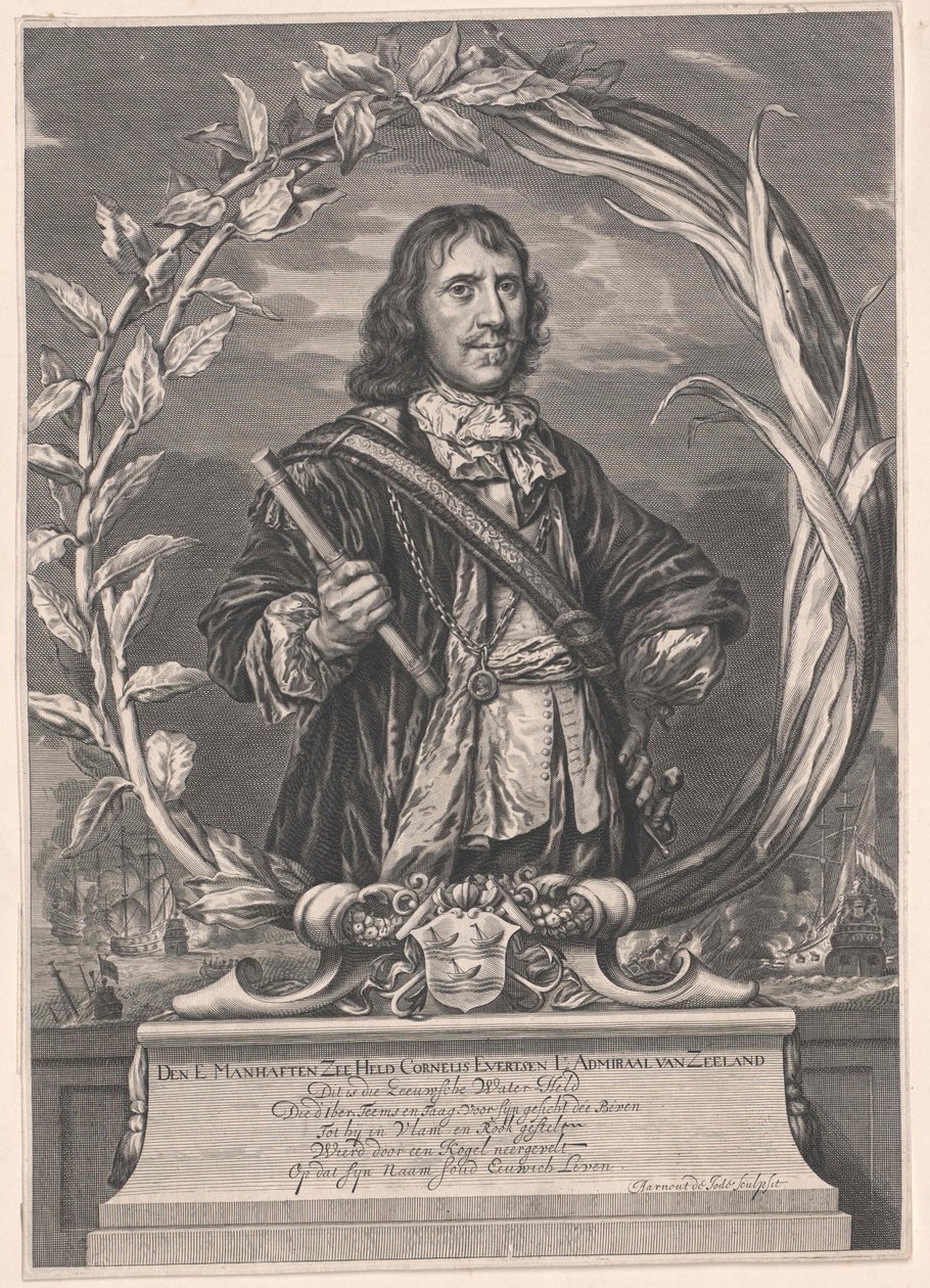 Cornelis d. Ae Evertsen av Artist Unknown