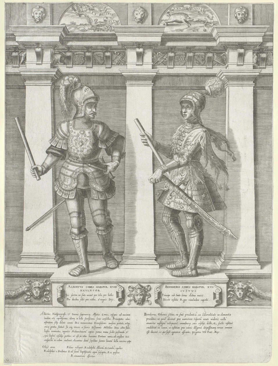 Greve av Habsburg Albrecht IV av Artist Unknown