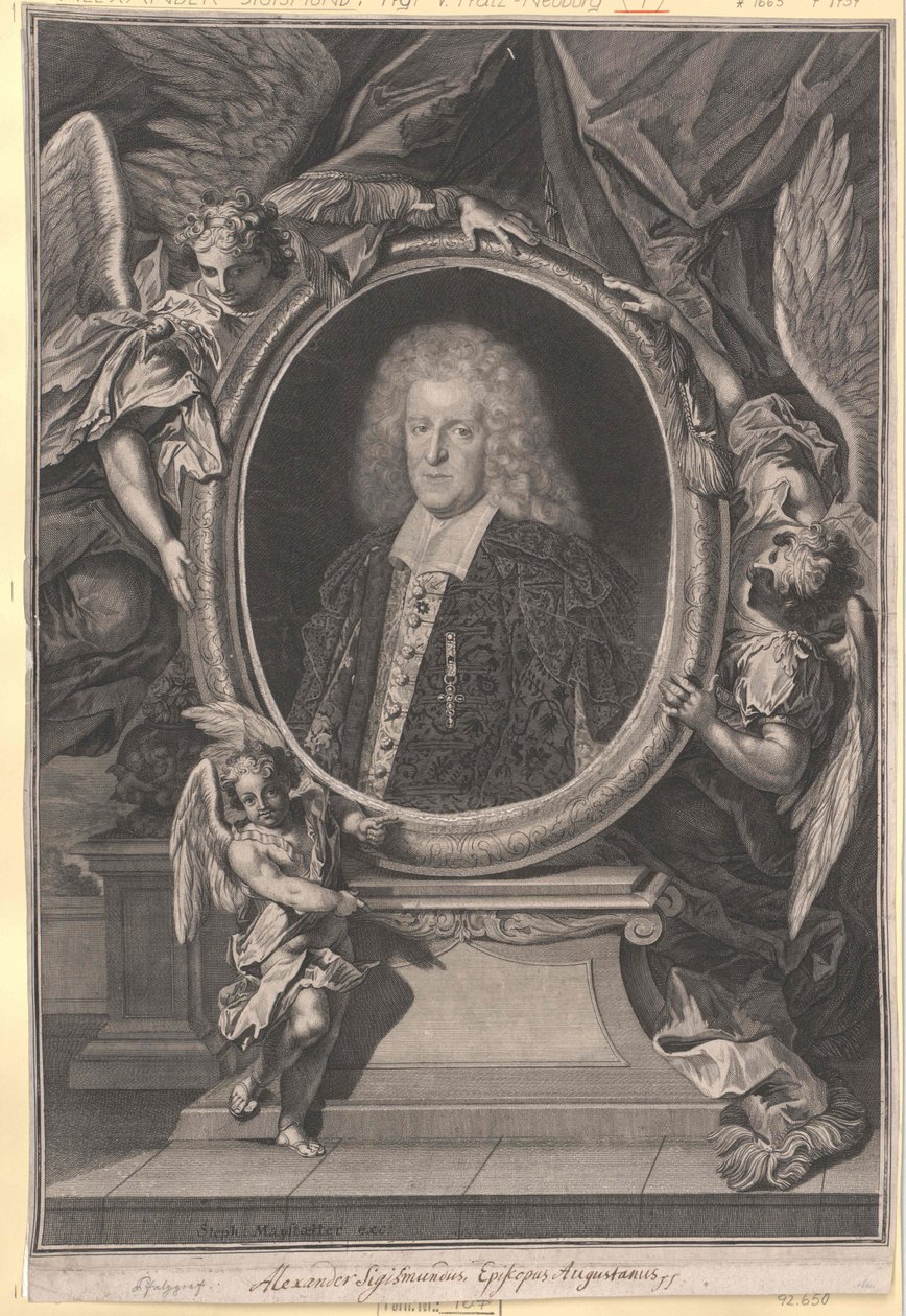 Pfalzgreve av Pfalz-Neuburg Alexander Sigismund av Artist Unknown