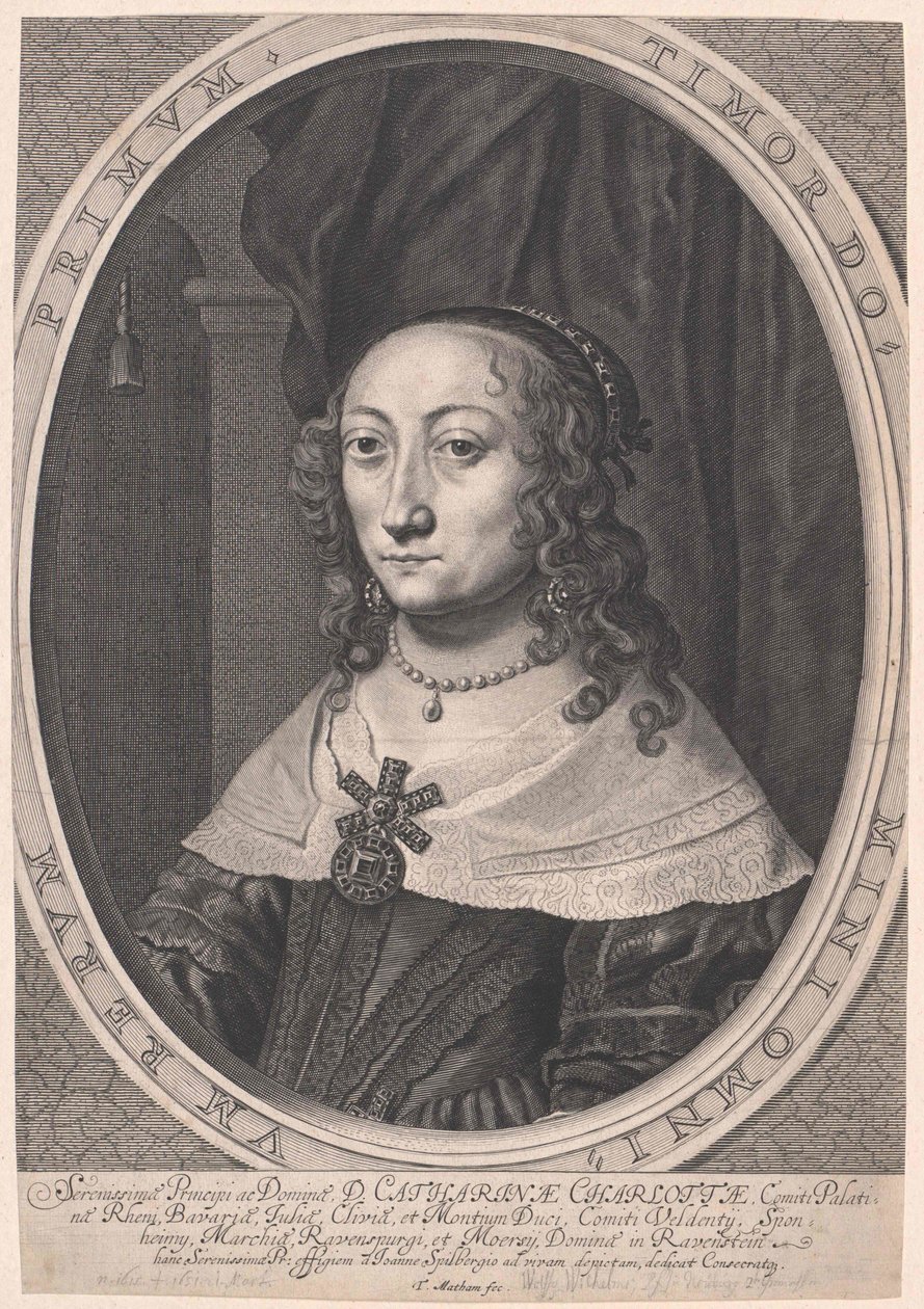 Pfalzgrevinnan av Zweibrücken Catherine Charlotte av Artist Unknown