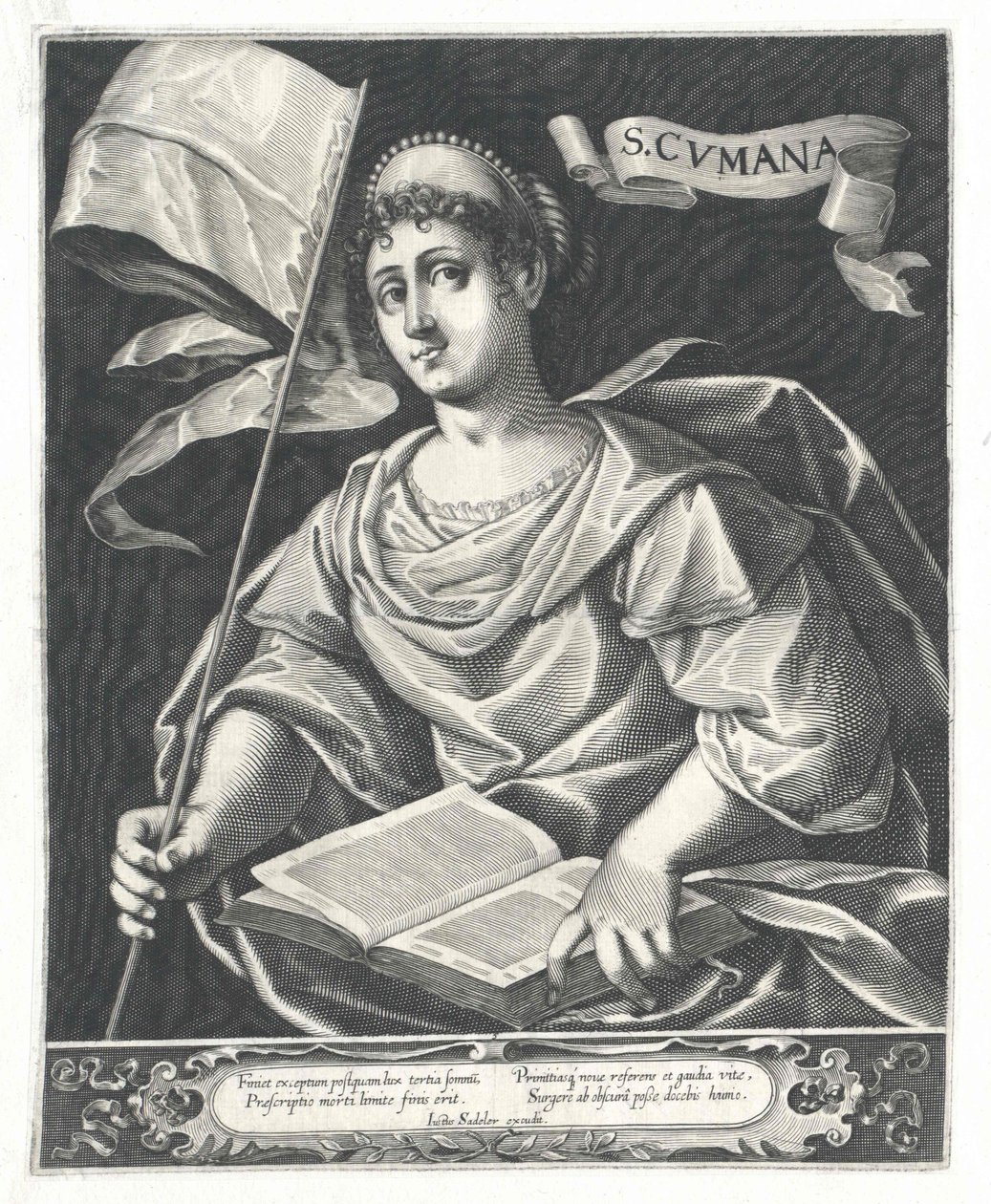 Cumaean Sibyl, av Artist Unknown