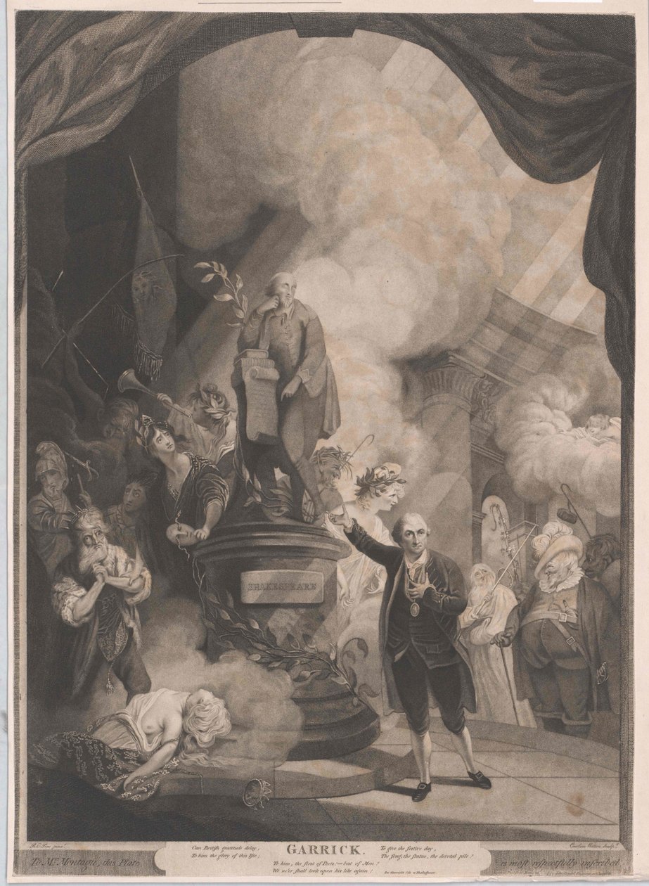 David Garrick av Artist Unknown
