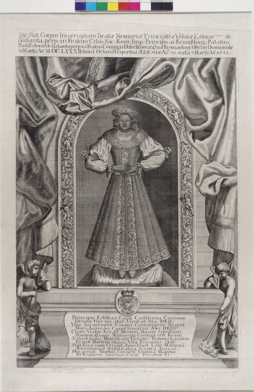 Död bild av Ursula grevinnan Esterh007a0079-Gal006e0074ha av Artist Unknown