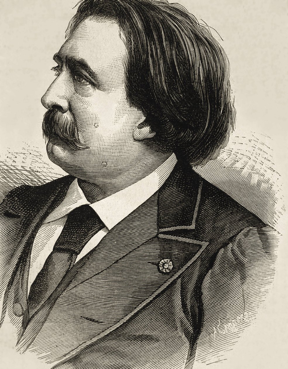 Dore, Paul Gustave (1832-1883). Romanticism. Etching av Artist Unknown