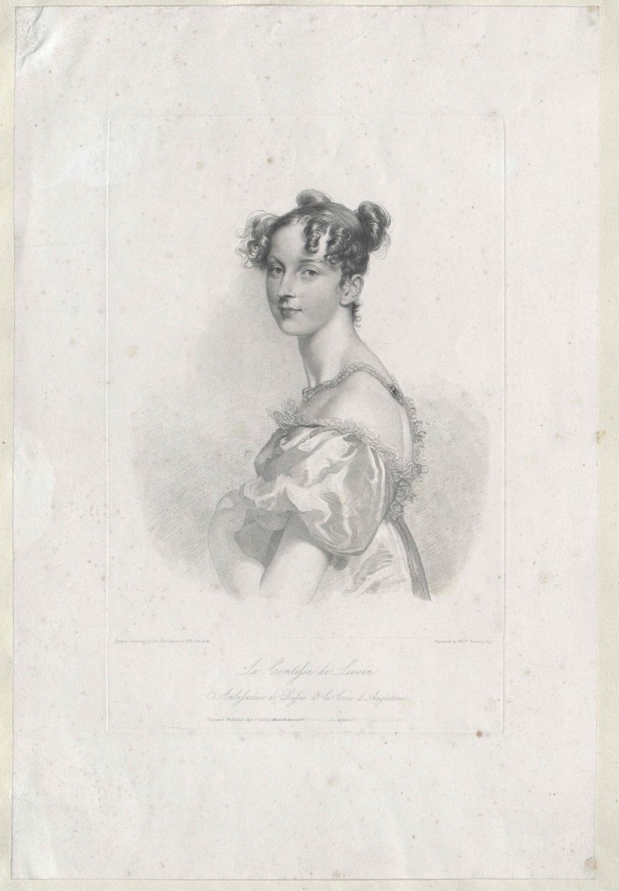 Dorothea von Benckendorff av Artist Unknown