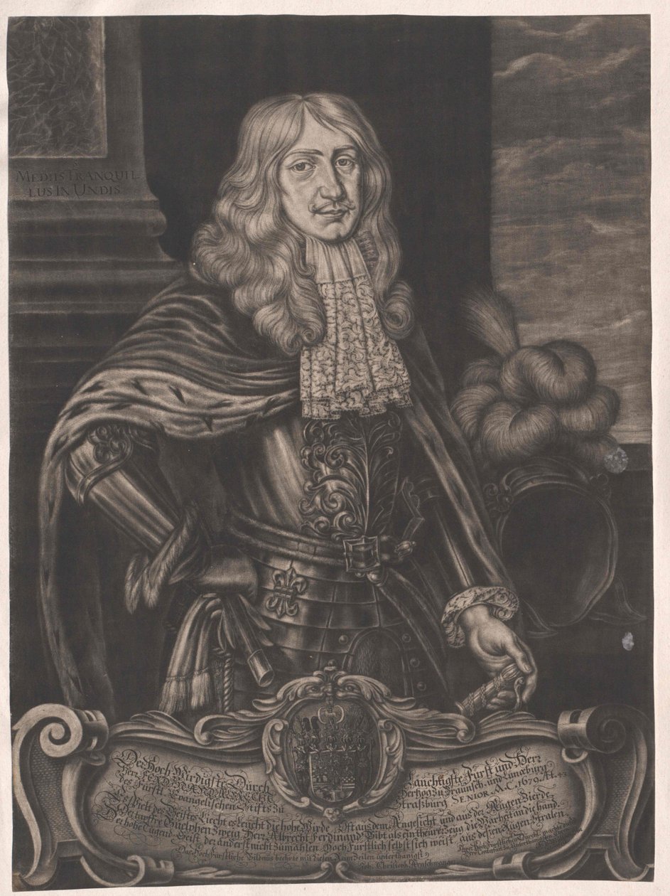 Hertig av Braunschweig-Bevern Ferdinand Albrecht I av Artist Unknown