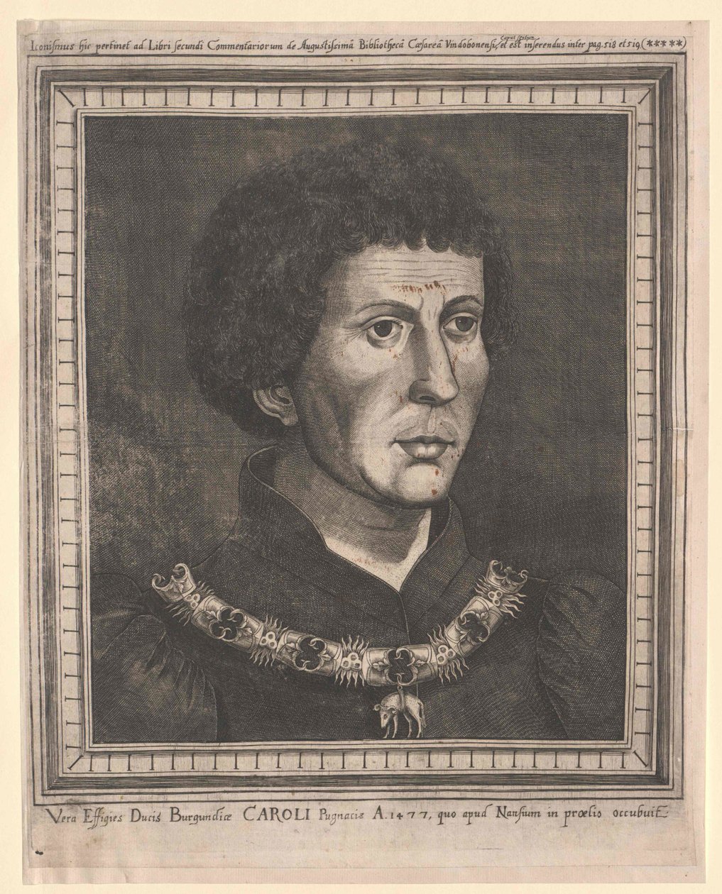 Hertig av Burgund Karl den djärve av Artist Unknown
