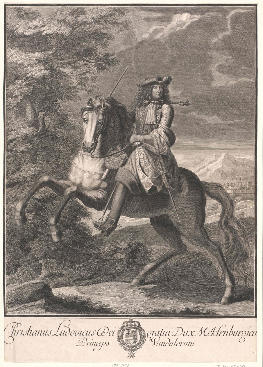 Hertig av Mecklenburg-Schwerin Christian Ludvig I av Artist Unknown