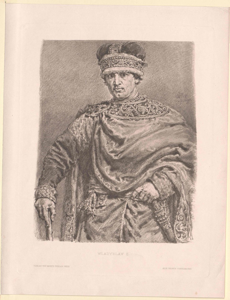 Hertig av Polen Vladislav II av Artist Unknown