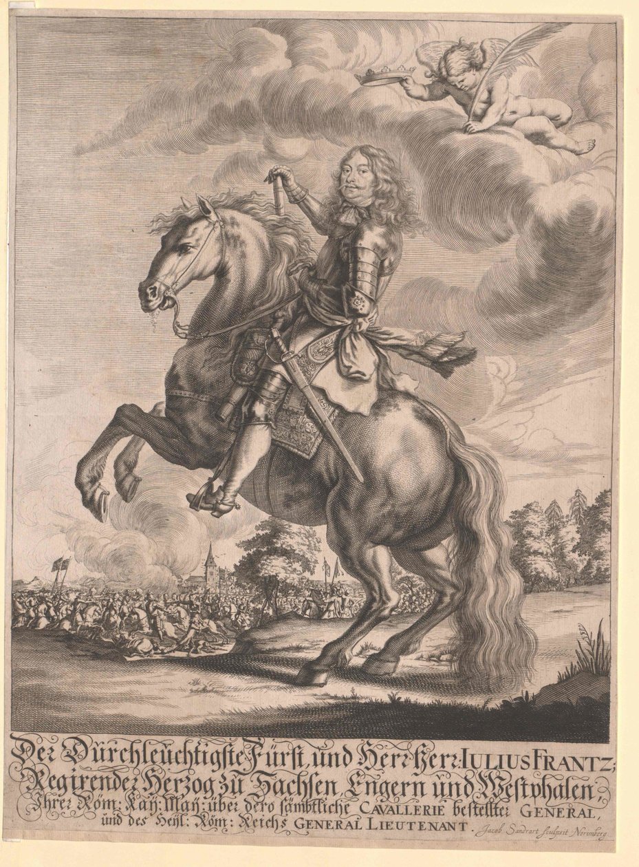 Hertigen av Sachsen-Lauenburg Julius Franz av Artist Unknown
