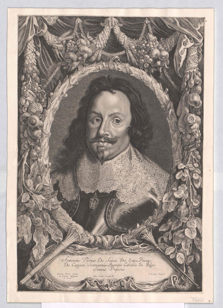 Hertigen av Savoyen Carignan Franz Thomas av Artist Unknown