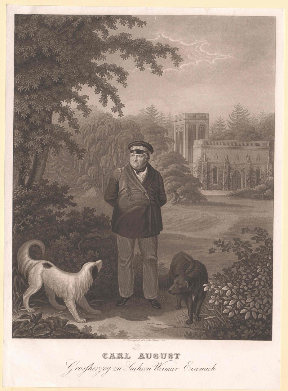 Hertig av Sachsen-Weimar Eisenach Karl August av Artist Unknown