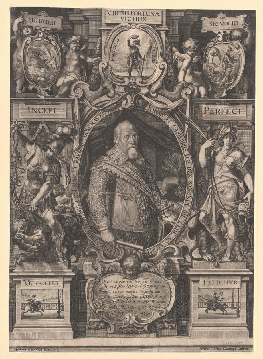 Hertig av Sachsen Johann Casimir av Artist Unknown