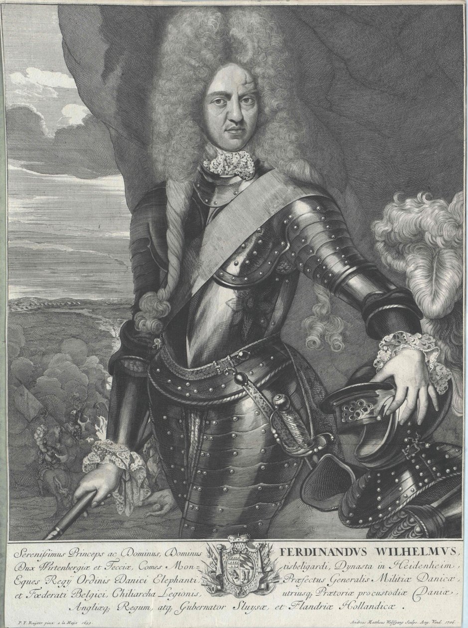Hertig av Württemberg Ferdinand Wilhelm av Artist Unknown