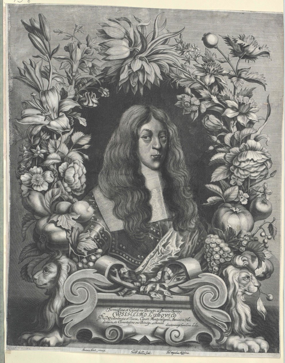 Hertig av Württemberg William Ludwig av Artist Unknown