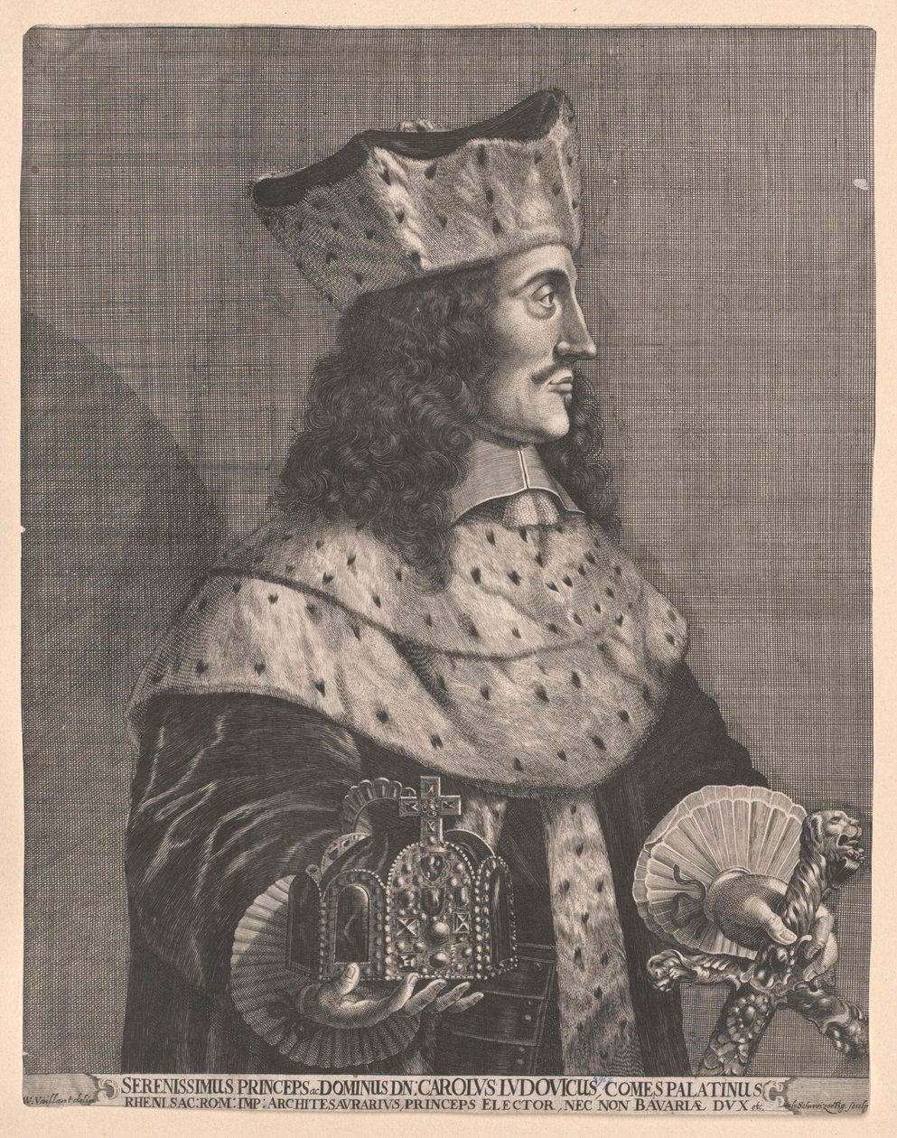 Kurfurste Pfalz Karl I Ludwig av Artist Unknown