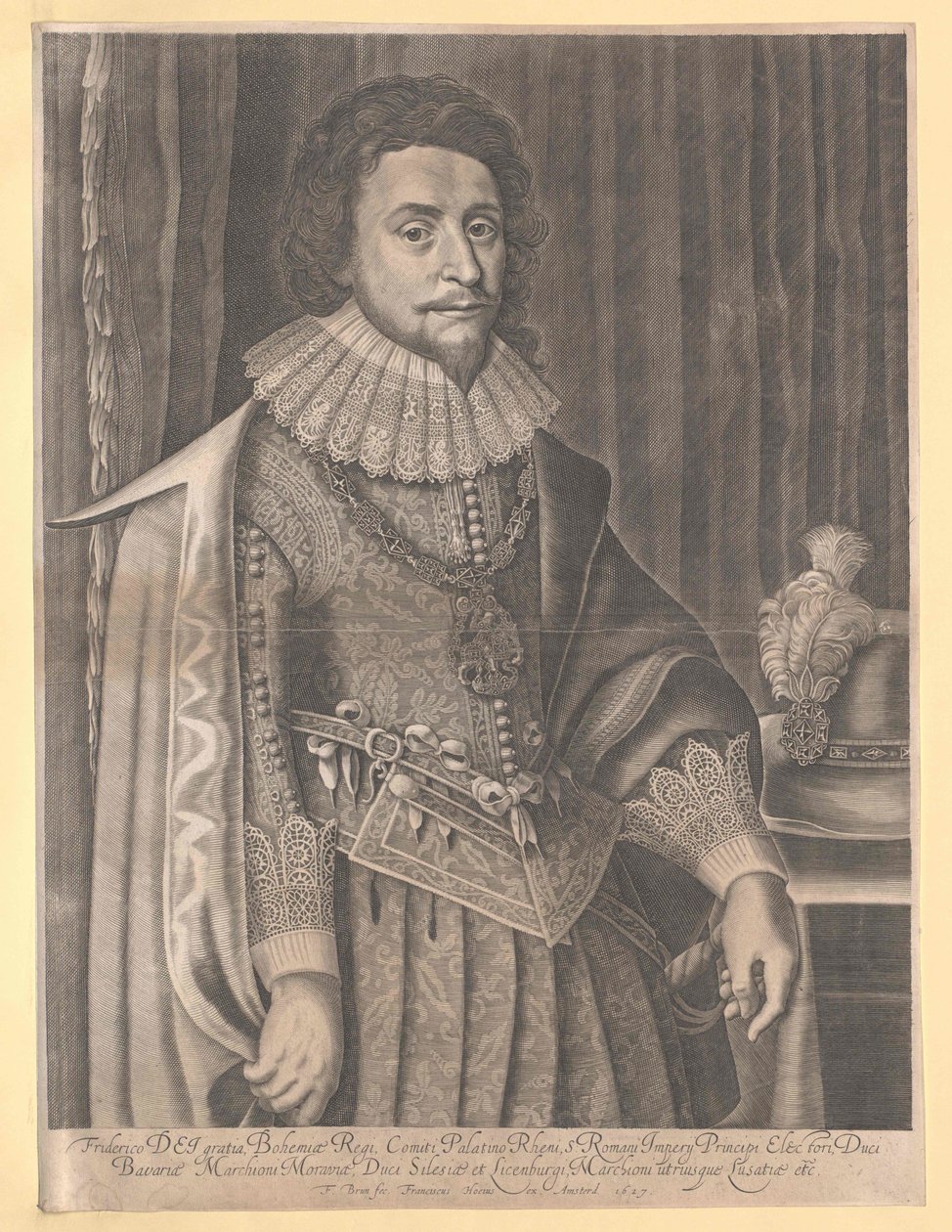 Kurfurste Pfalz Fredrik V. av Artist Unknown