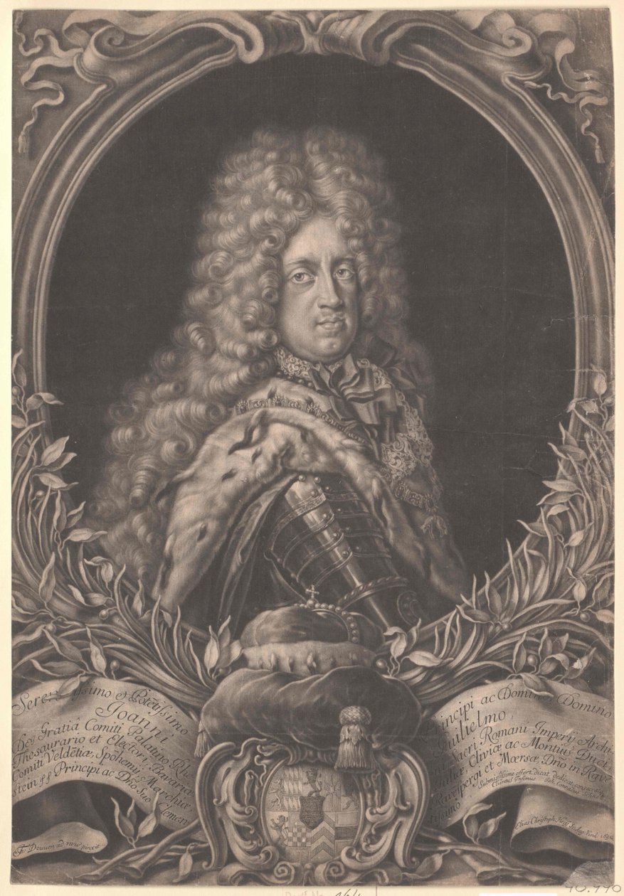 Kurfursten av Pfalz Johann Wilhelm av Artist Unknown